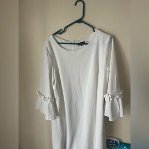 Women’s White Dress by Peach Velvet A331